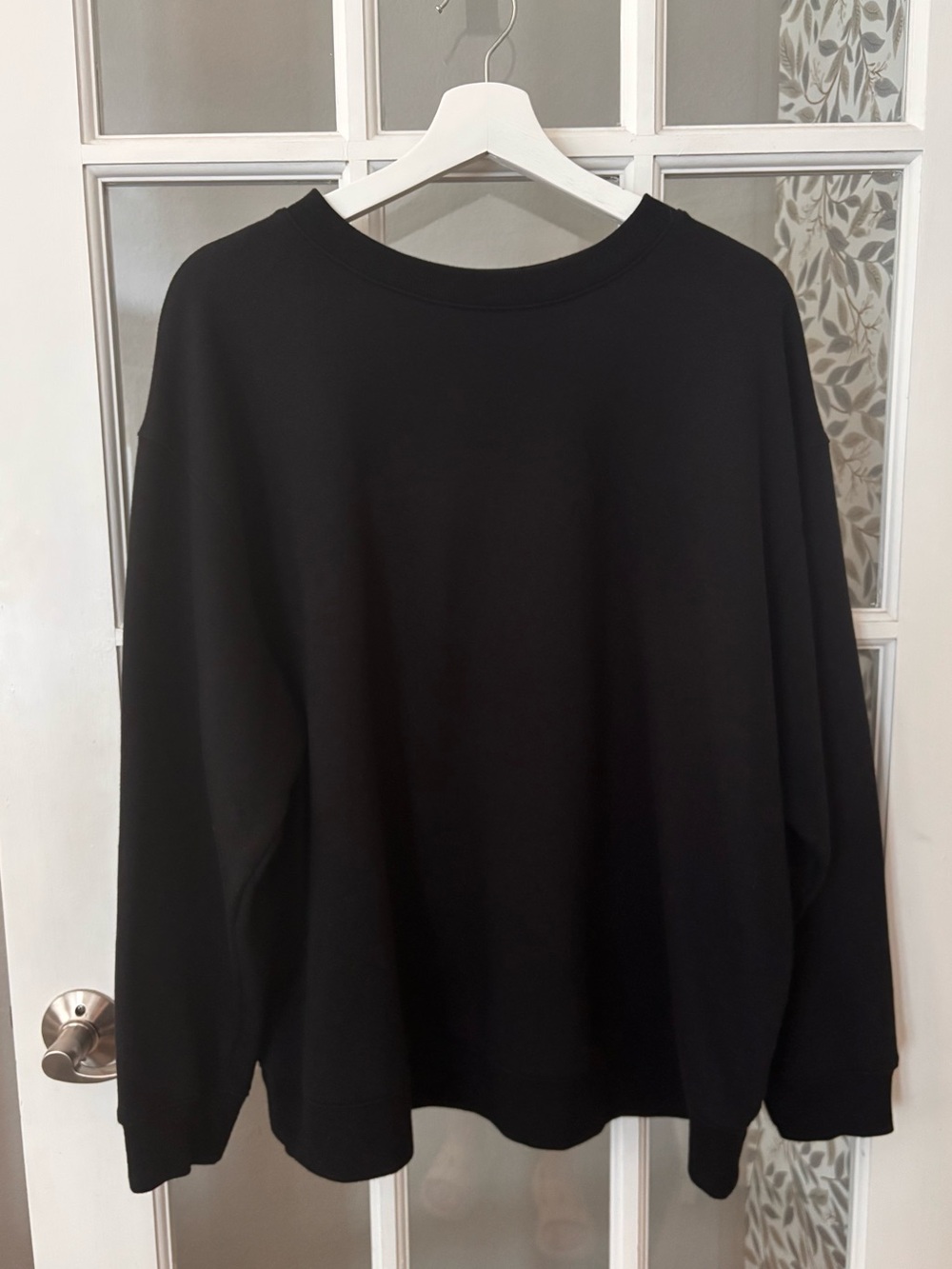 UNIVERSAL THREAD Oversized Basic Black Sweatshirt Sz XXL
